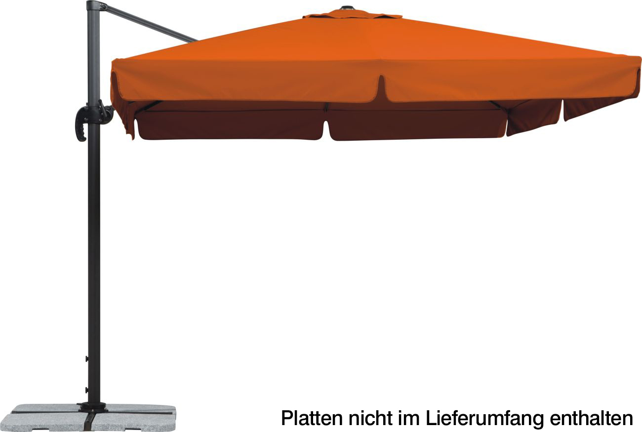 Ampelschirm Rhodos 300x300/8cm