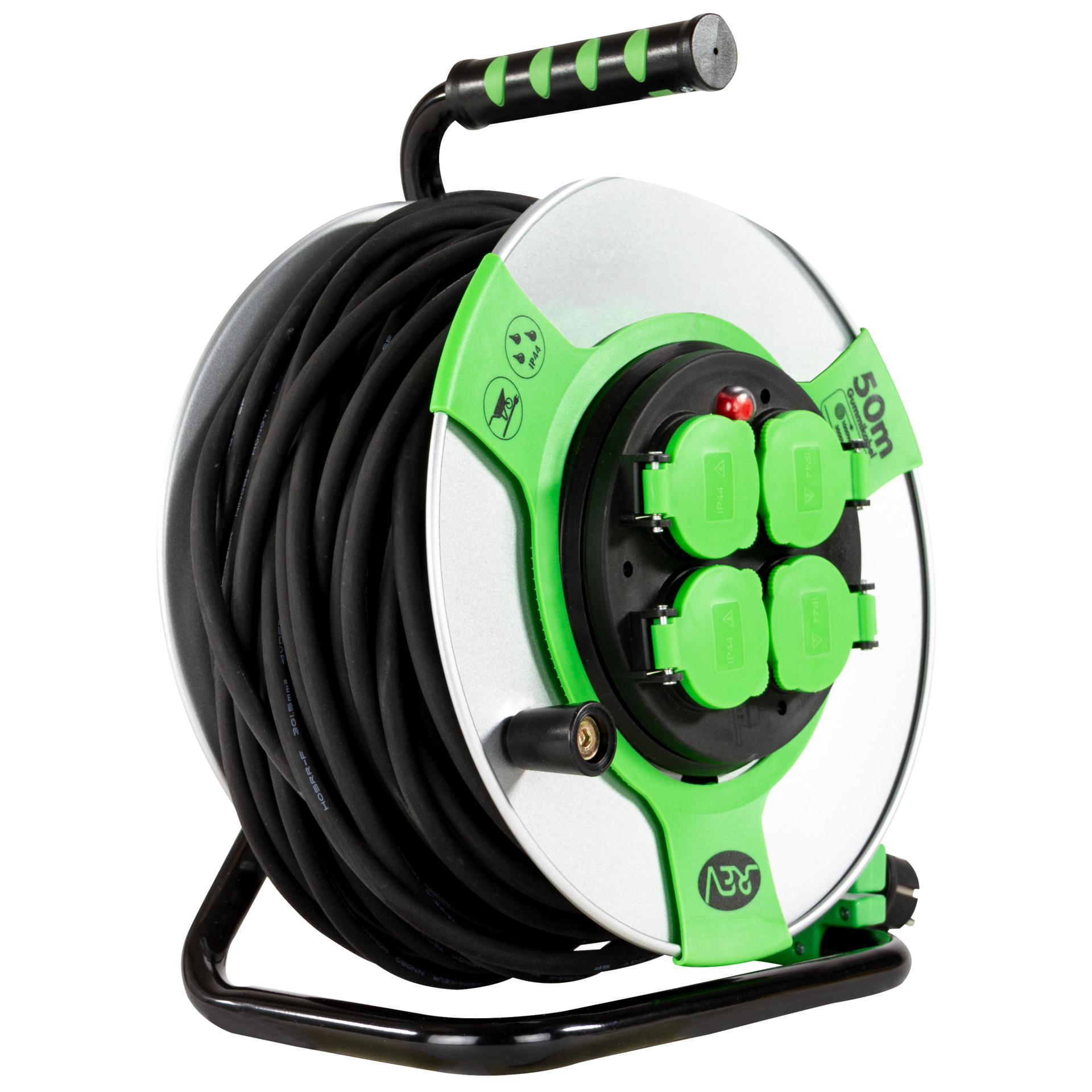 Kabeltrommel mit Deckel H05RR-F3G grün bei leitermann.de günstig kaufen Kabeltrommel mit Deckel H05RR-F3G grün