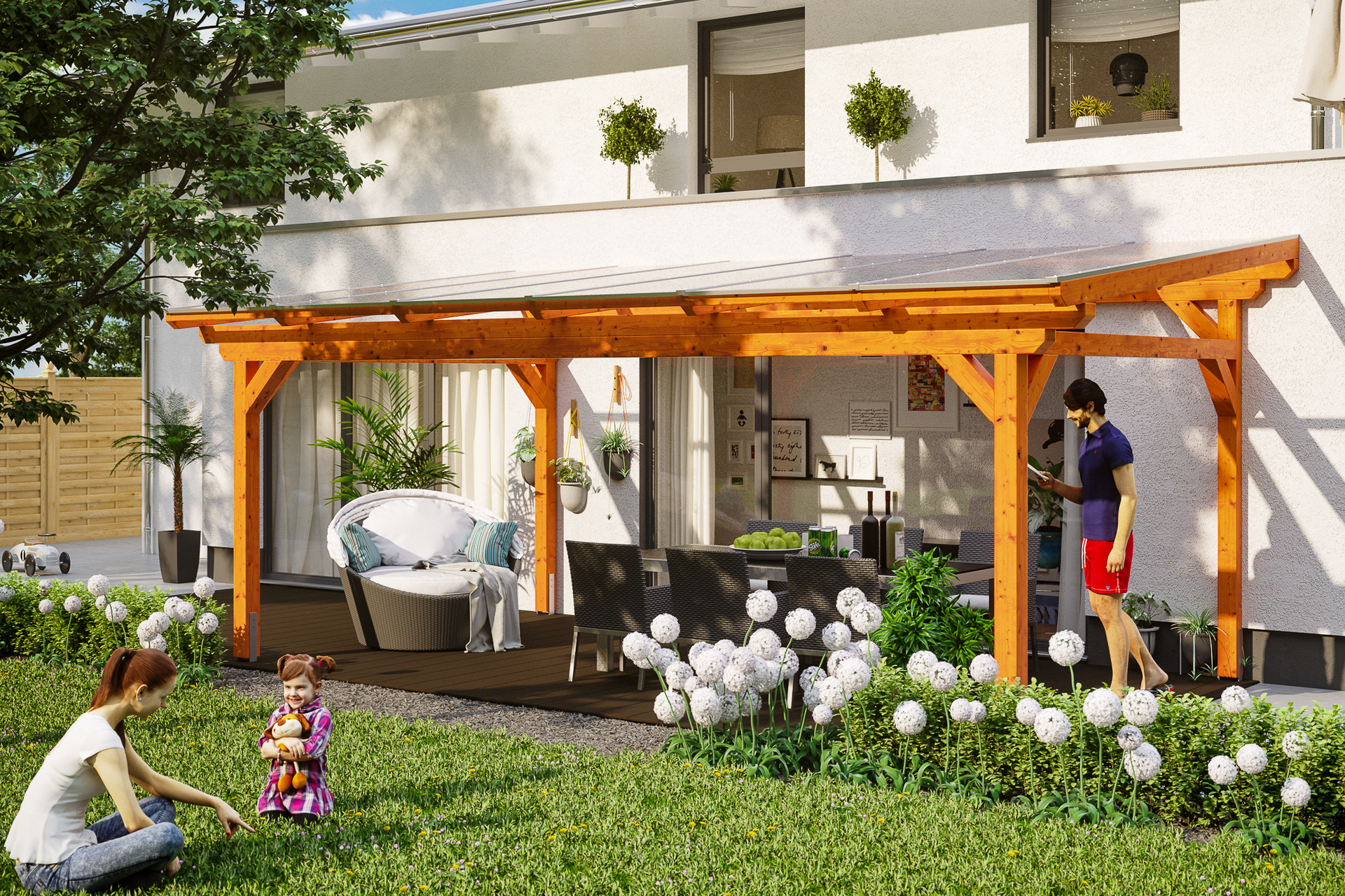 Terrassenüberdachung Sanremo bei leitermann.de günstig kaufen Terrassenüberdachung Sanremo