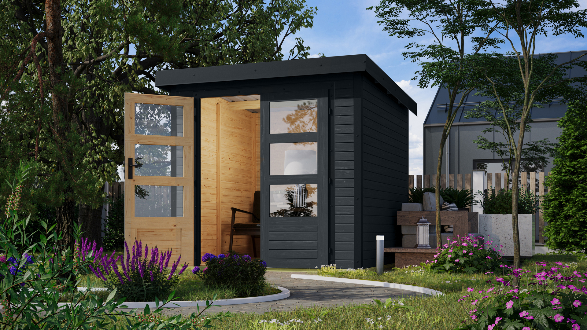 Gartenhaus Osterby C bei leitermann.de günstig kaufen Gartenhaus Osterby C