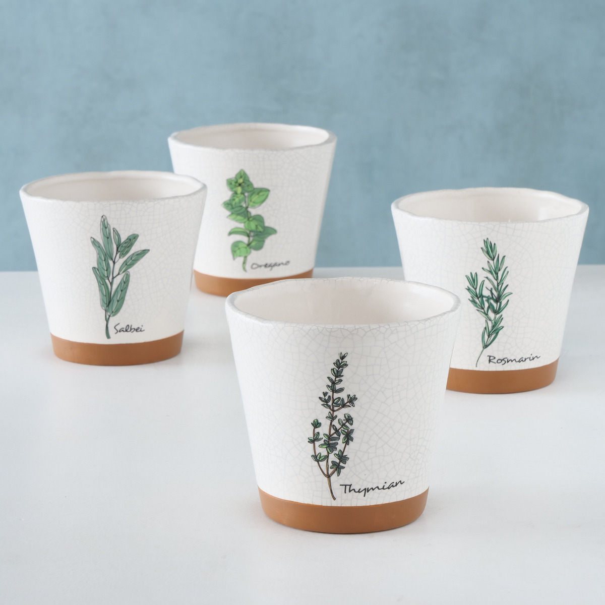 Pflanztopf Herbs, 4-fach sortiert bei leitermann.de günstig kaufen Pflanztopf Herbs, 4-fach sortiert