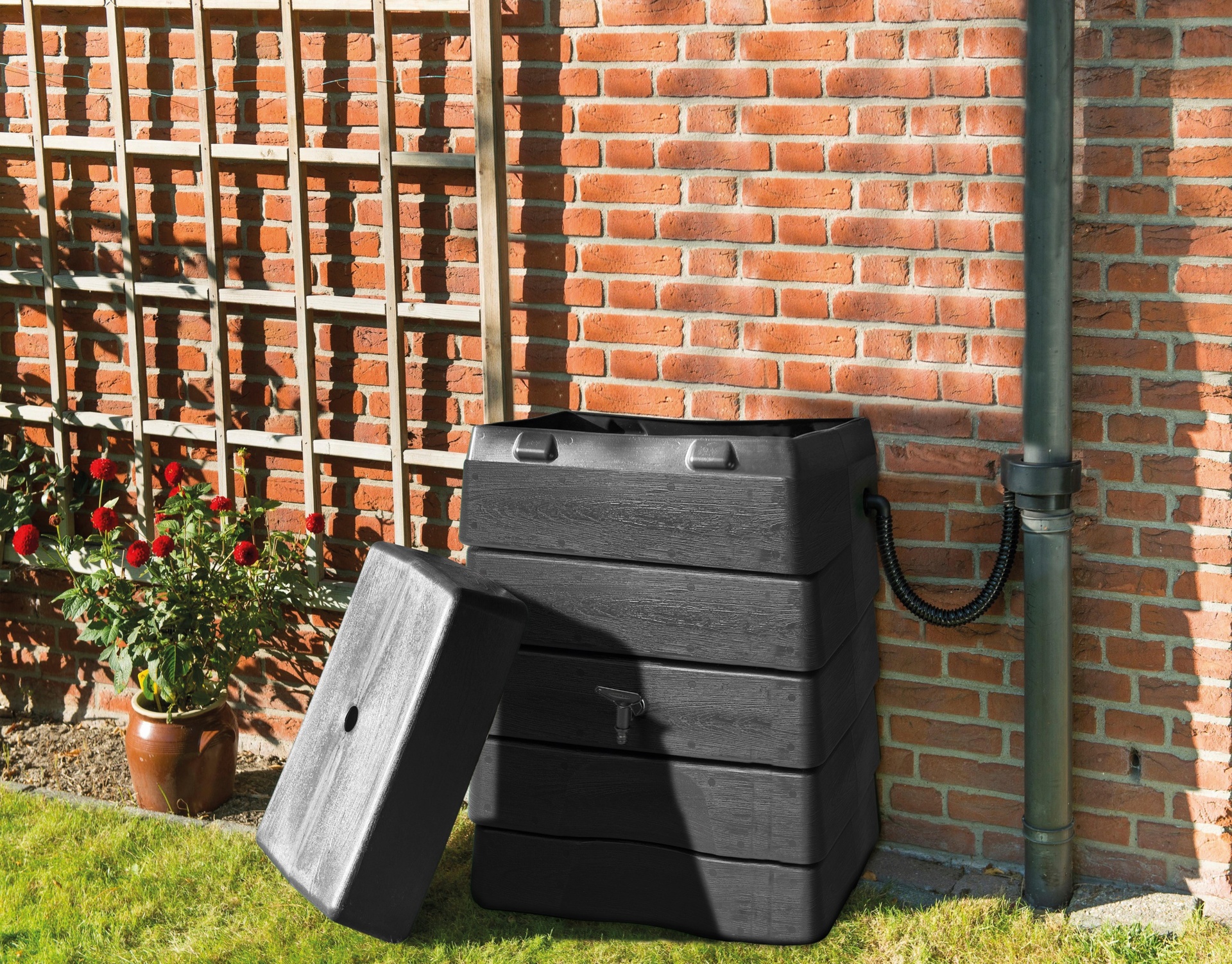 Nature Regentank Mauer, anthrazit bei leitermann.de günstig kaufen Nature Regentank Mauer, anthrazit