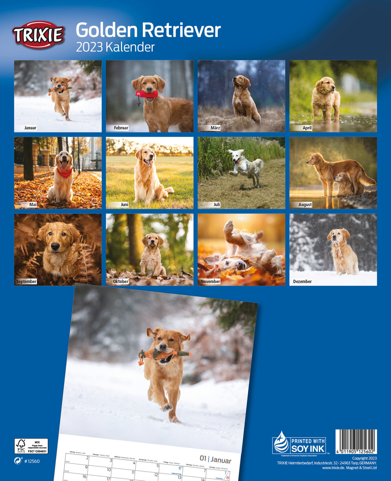 Kalender Golden Retriever