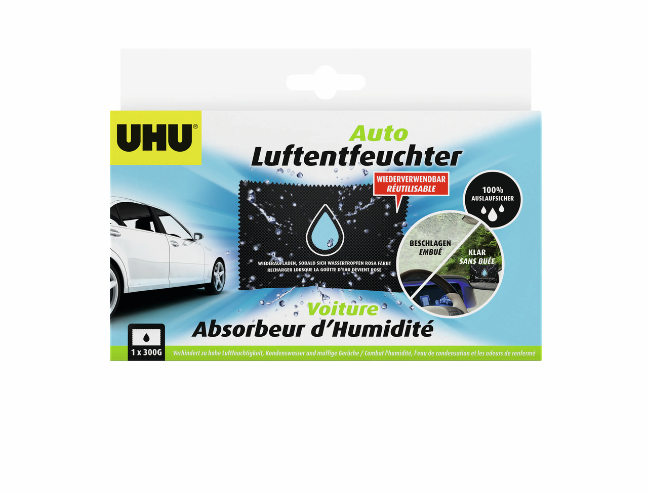 UHU Auto Luftentfeuchter 300 g - Leitermann