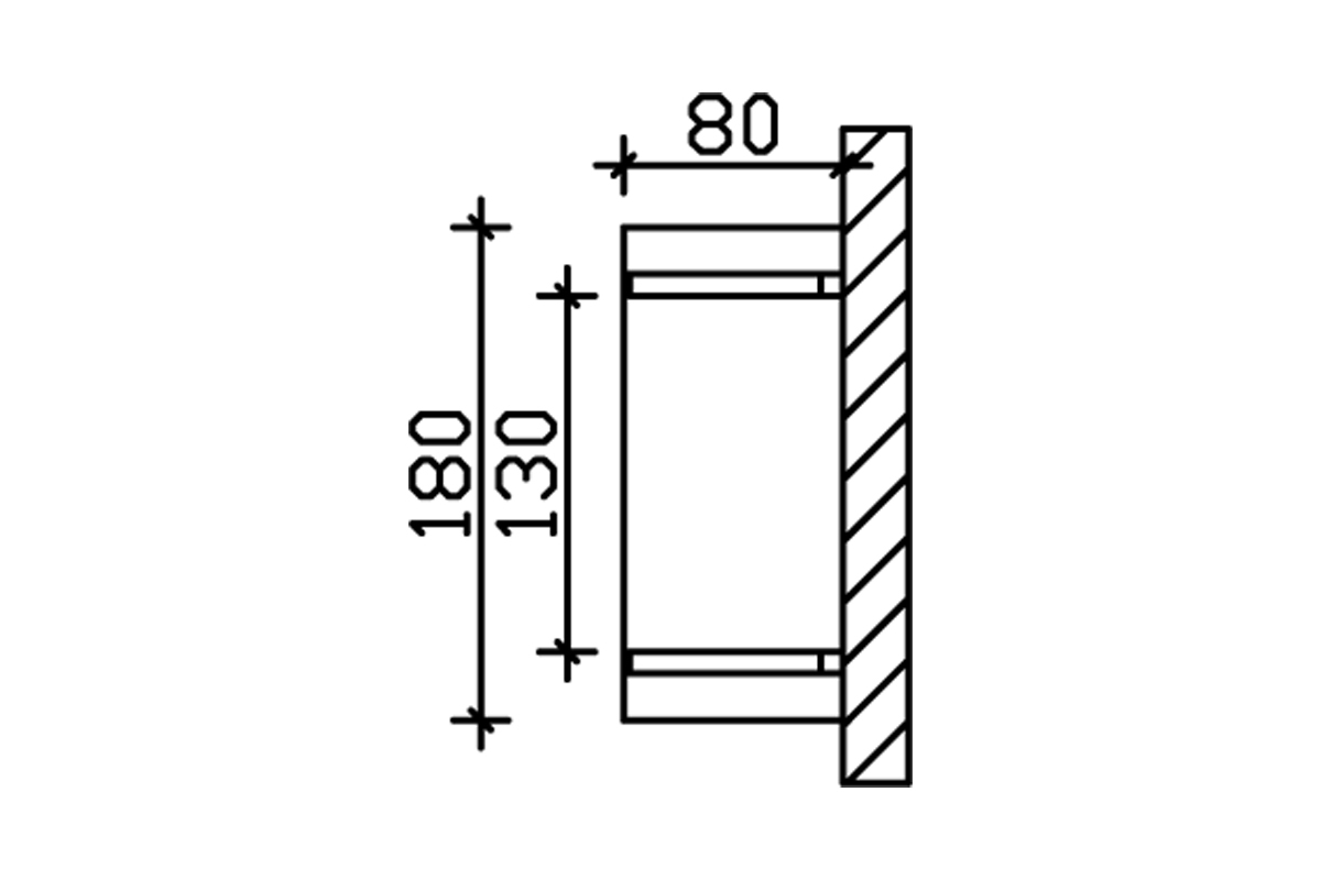 Stettin Design Vordach Satteldach