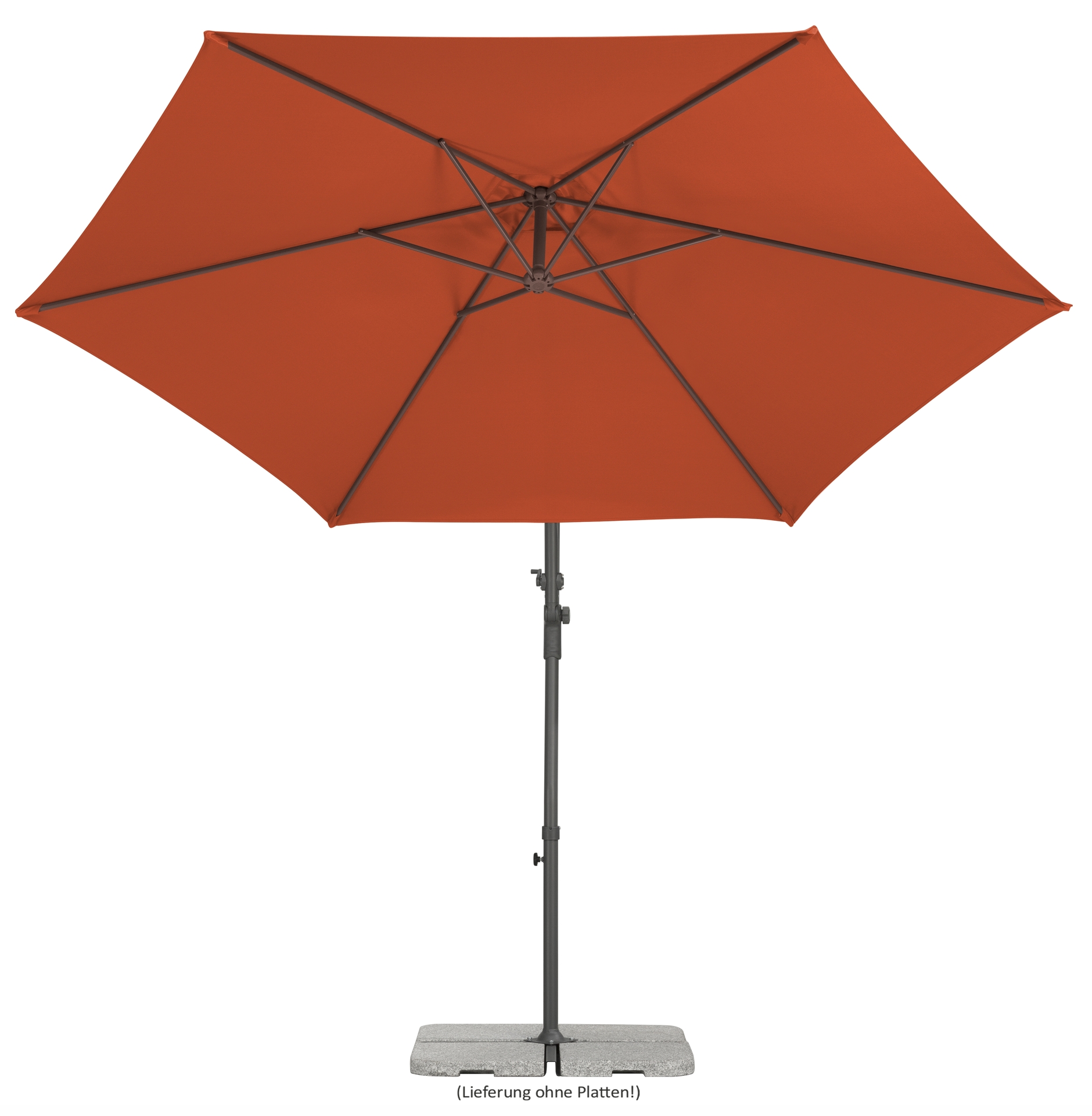 Ampelschirm Genua Ø 300/6cm, sechseckig bei leitermann.de günstig kaufen Ampelschirm Genua Ø 300/6cm, sechseckig