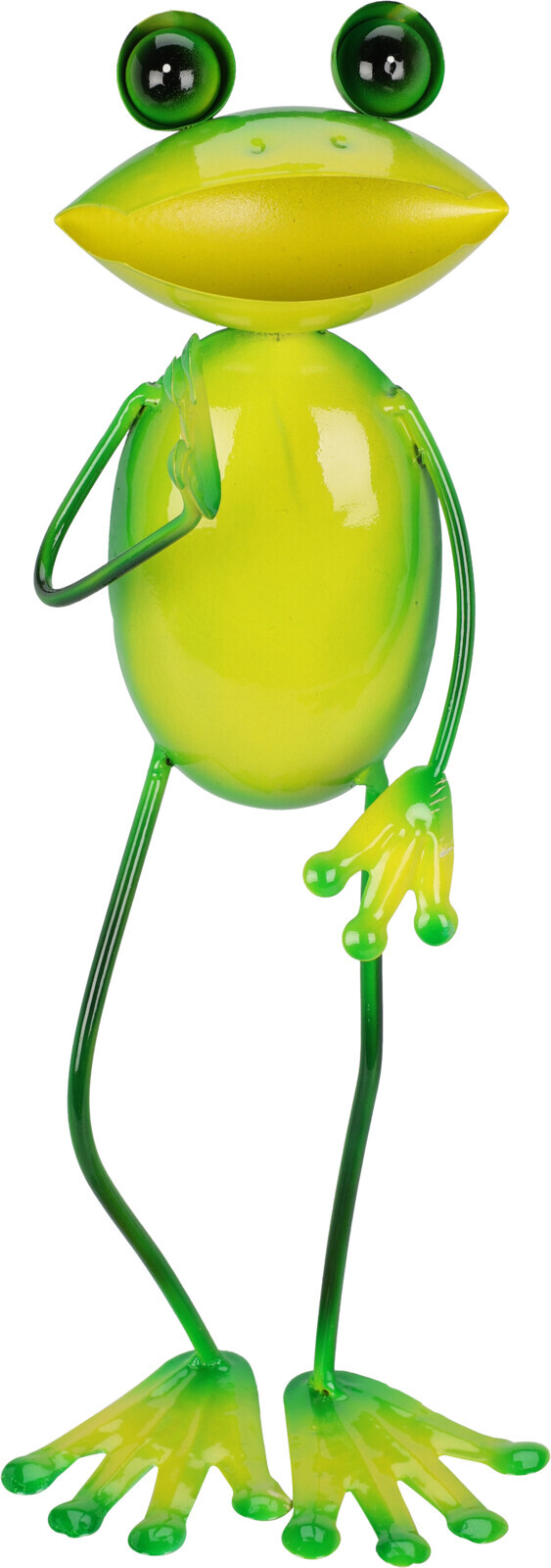 Metall-Gartentier Frosch