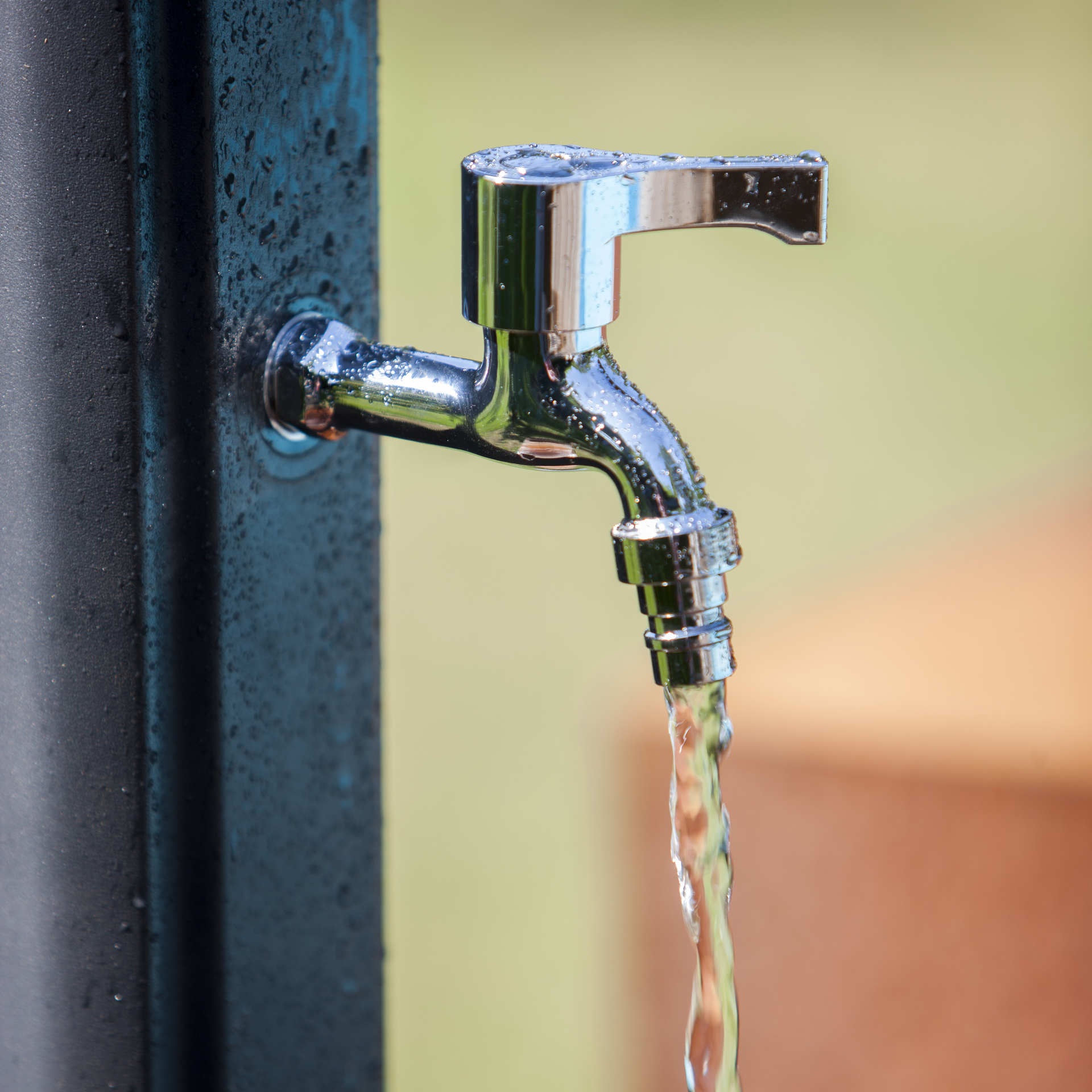 Harz Solardusche mit Fußdusche, 25l, schwarz