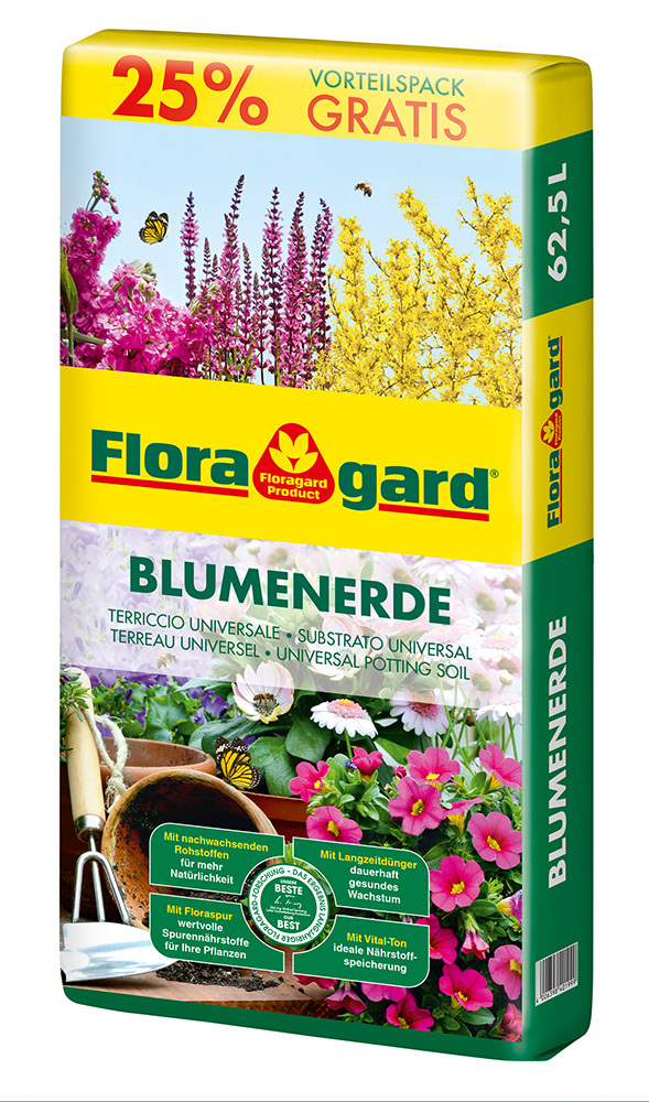 Floragard Vertriebs GmbH Blumenerde 62,5L