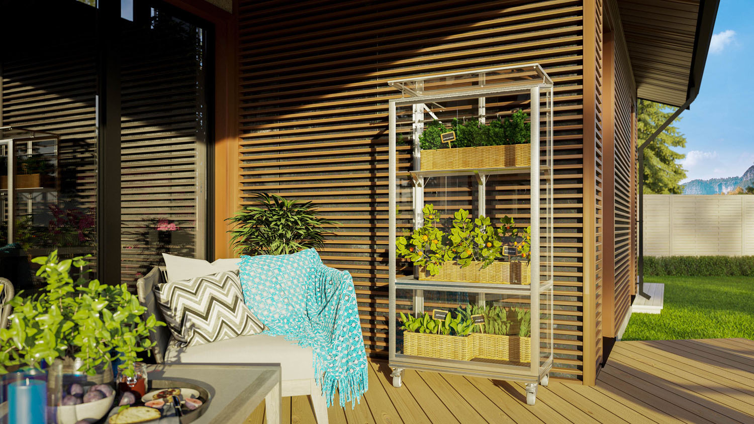 Balkongewächshaus Stad 351 bei leitermann.de günstig kaufen Balkongewächshaus Stad 351