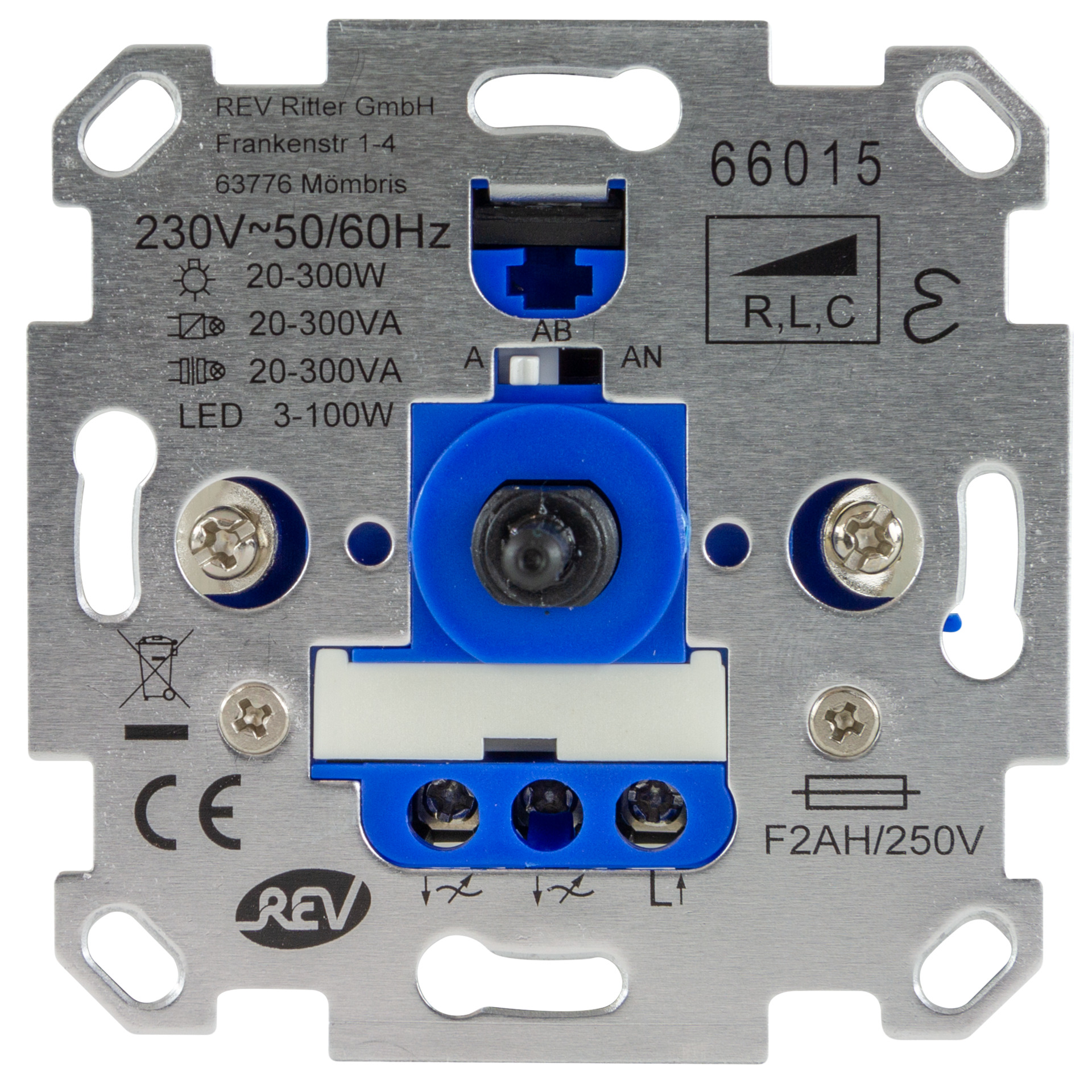 Dimmer Uni Komplettgerät UP weiß