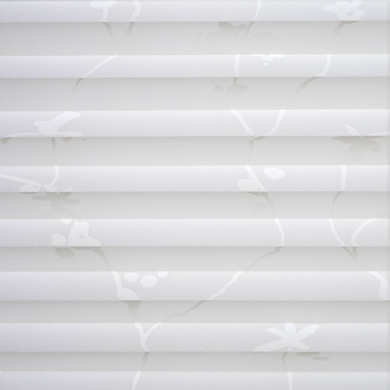 Klemmfix Plissee Ranke weiß, verspannt