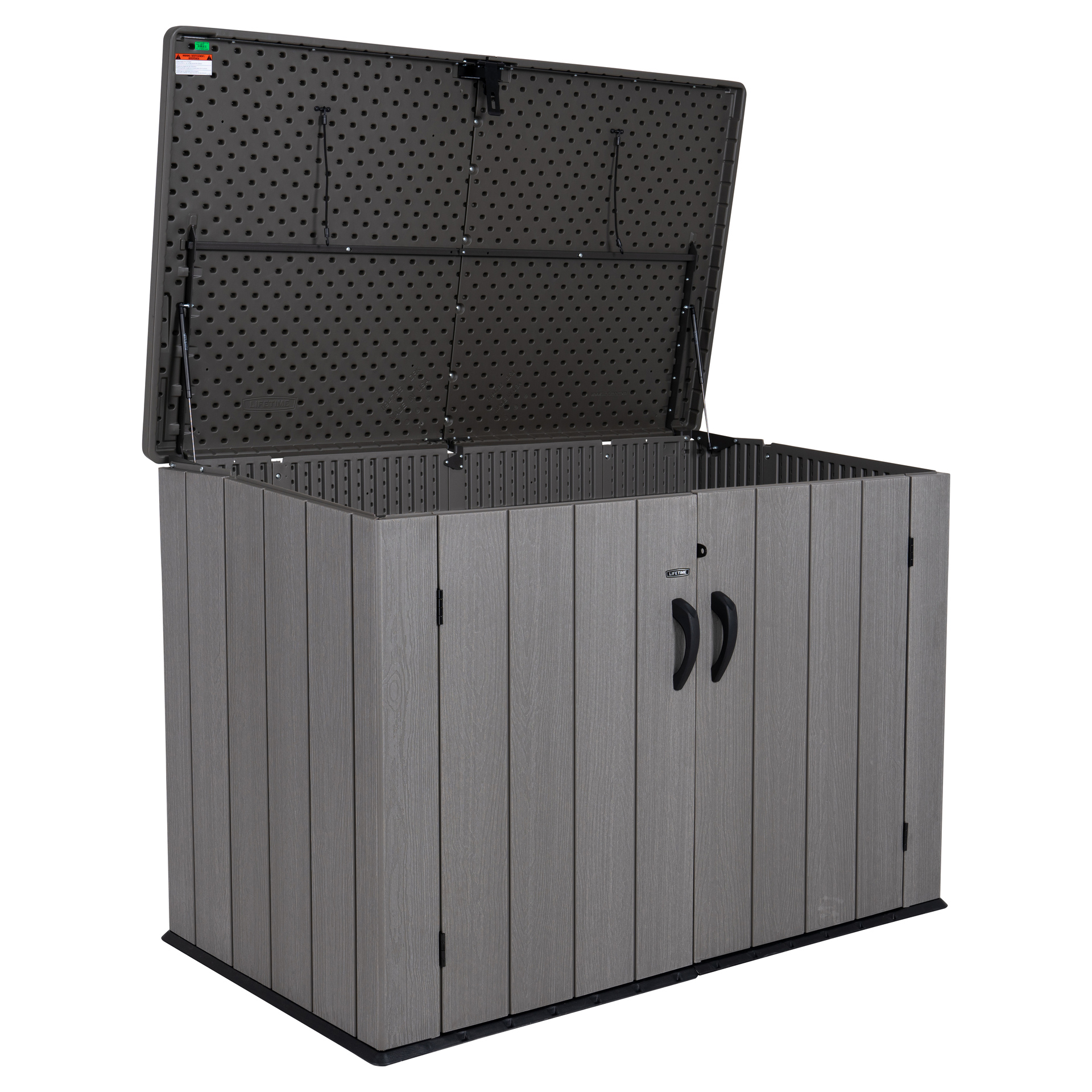 Mülltonnenbox grau/braun bei leitermann.de günstig kaufen Mülltonnenbox grau/braun