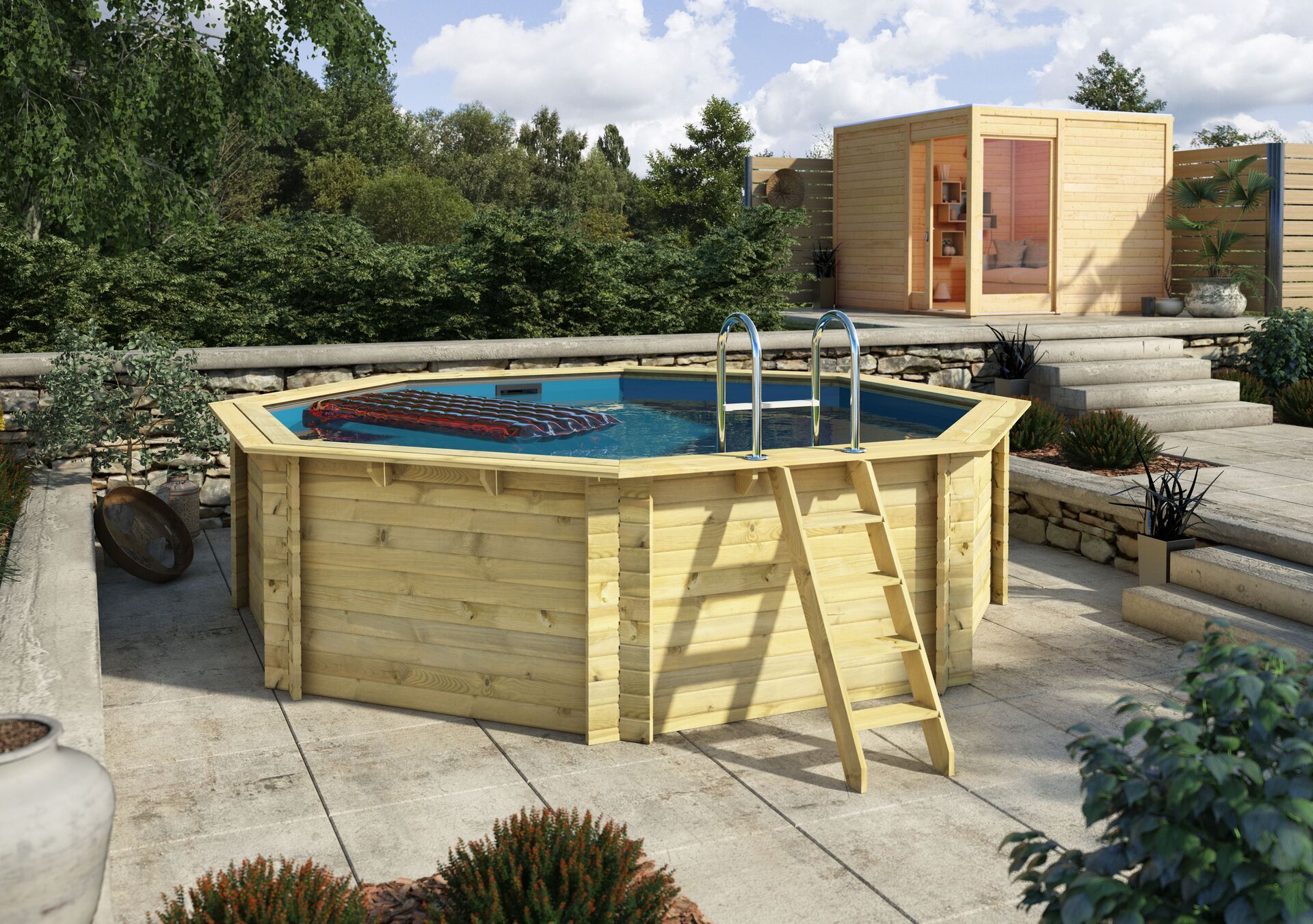 Holz-Pool Modell 2