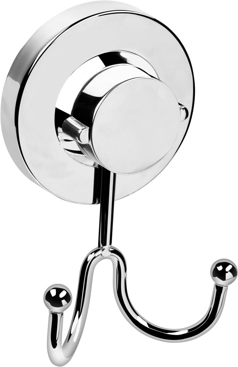 3in1 Handtuchhaken Doppelt Stahl verchromt 66 x 120 mm