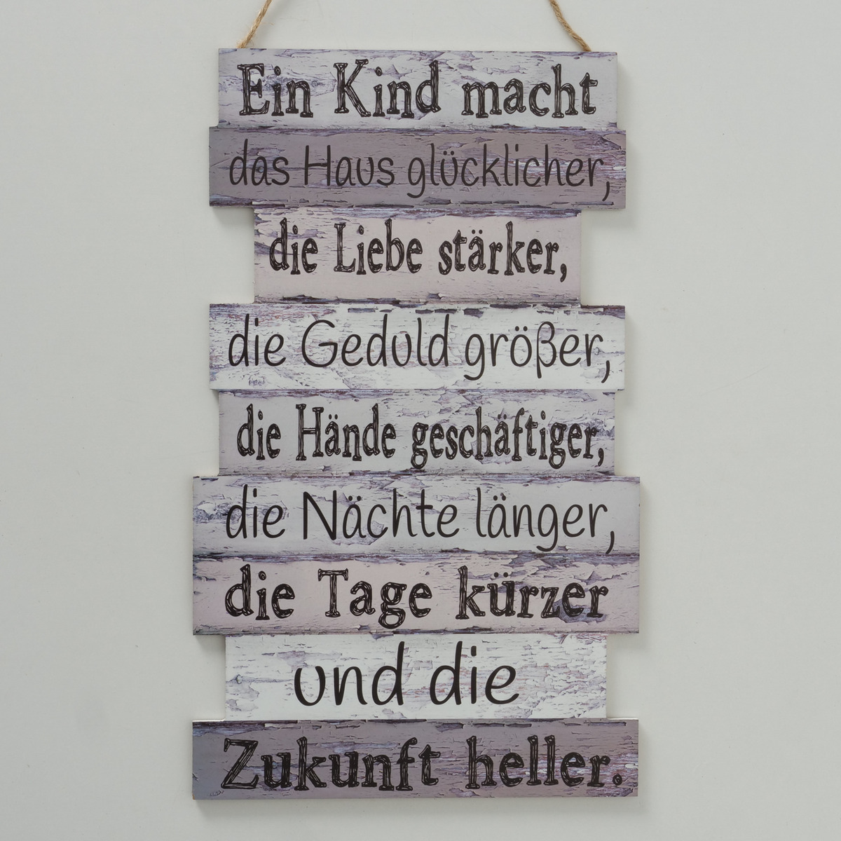 Schild Kinderglück, 2-fach sortiert