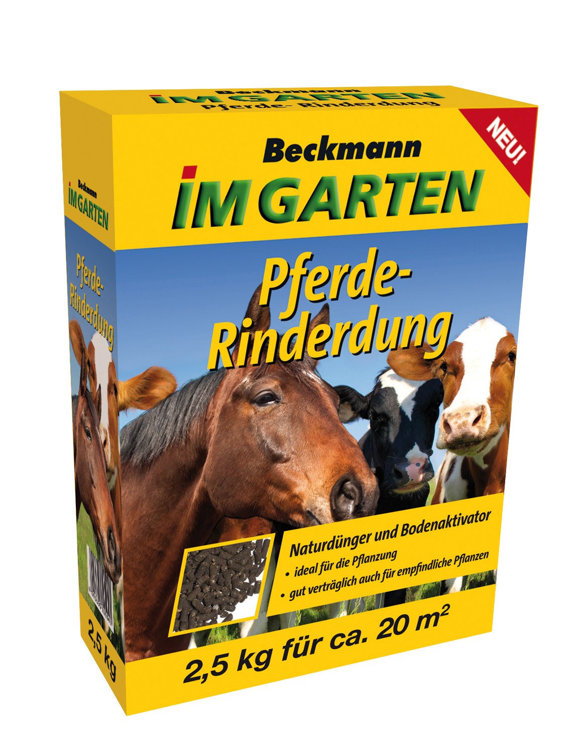 Beckmann & Brehm GmbH Pferde-Rinderdung pelletiert 2,5kg