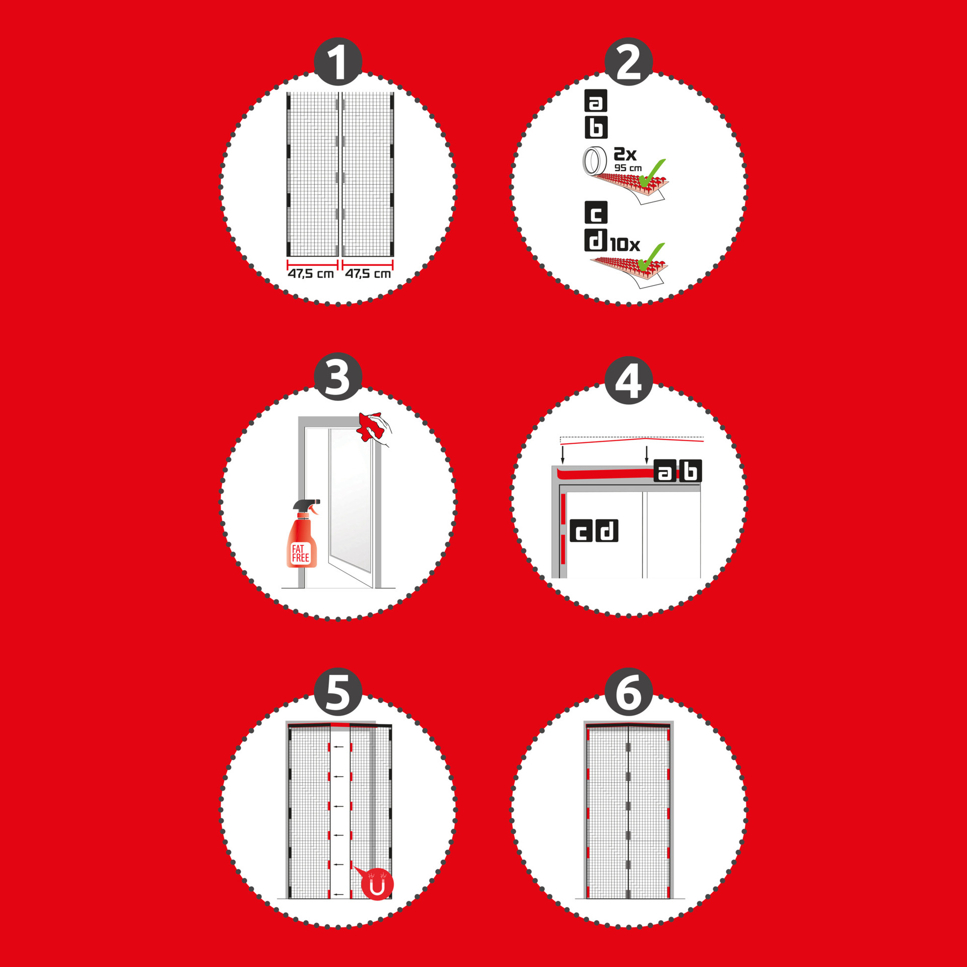 Insektenschutz Basic Türvorhang