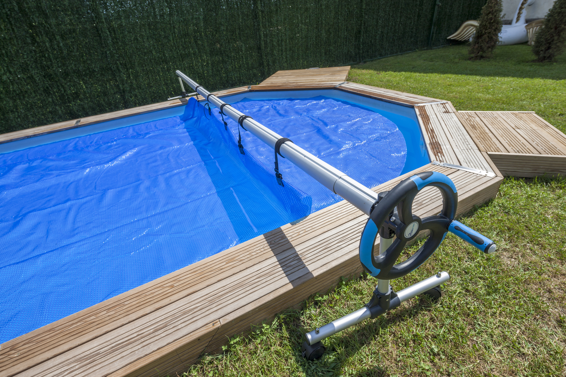 Aluminium Cover Roller für Einbaubecken