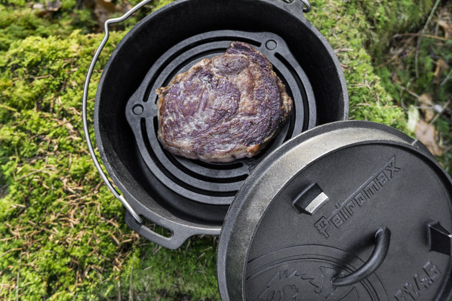 Feuertopf Dutch Oven mit Füßen ft4.5