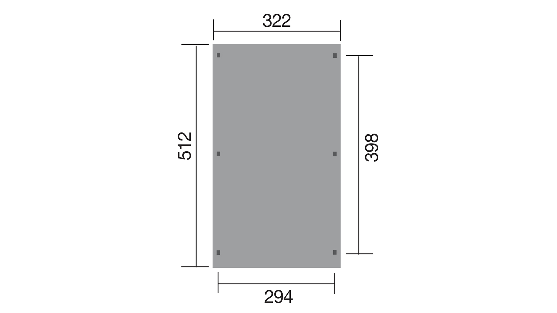 FlachdachEinzelcarport 617