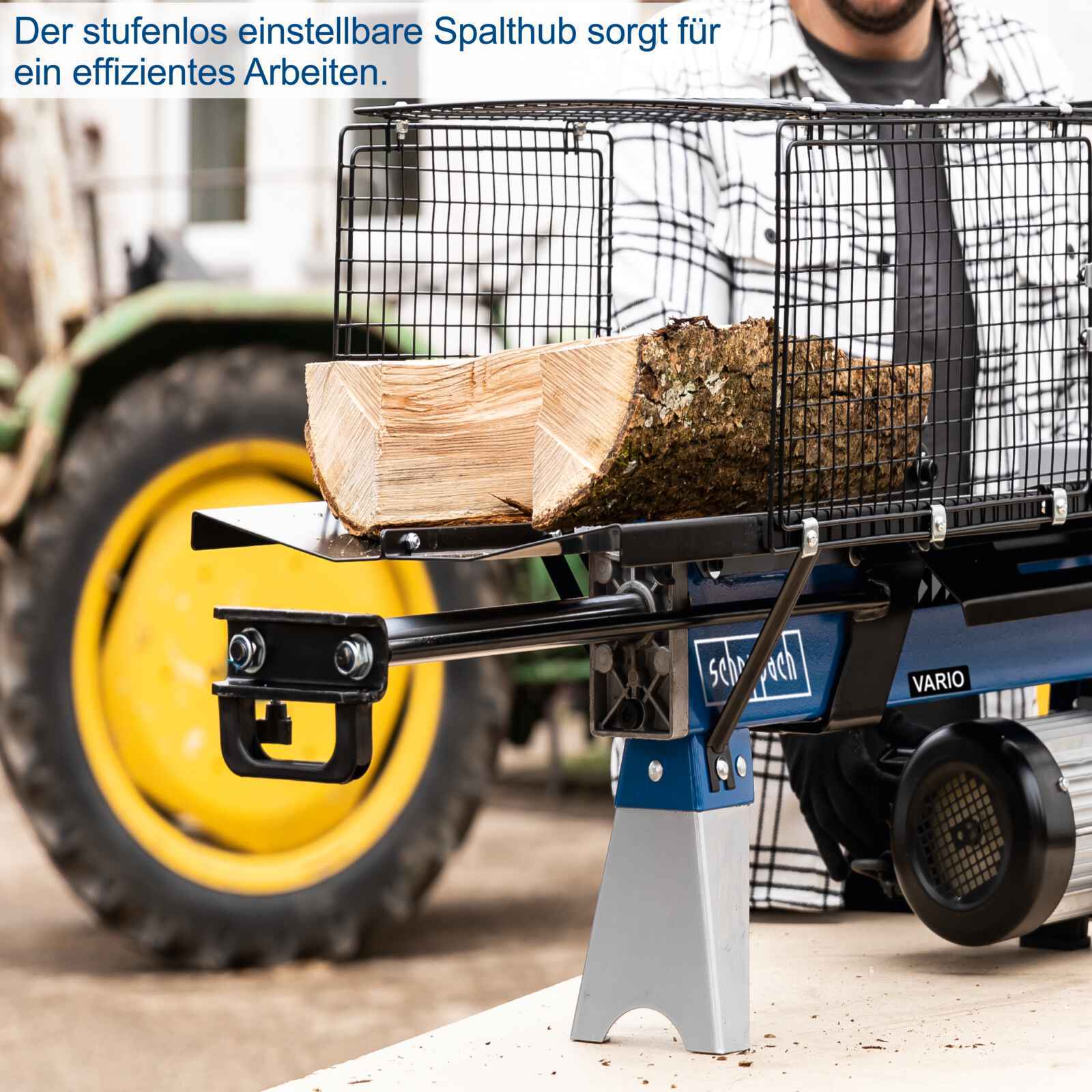 Holzspalter liegend HL760LS, 7t Spaltkraft, inkl. Untergestell, Ø 250mm bei leitermann.de günstig kaufen Holzspalter liegend HL760LS, 7t Spaltkraft, inkl. Untergestell, Ø 250mm