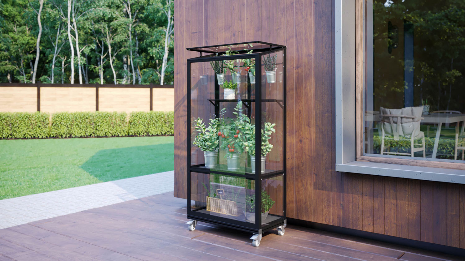 Balkongewächshaus Stad 353 bei leitermann.de günstig kaufen Balkongewächshaus Stad 353