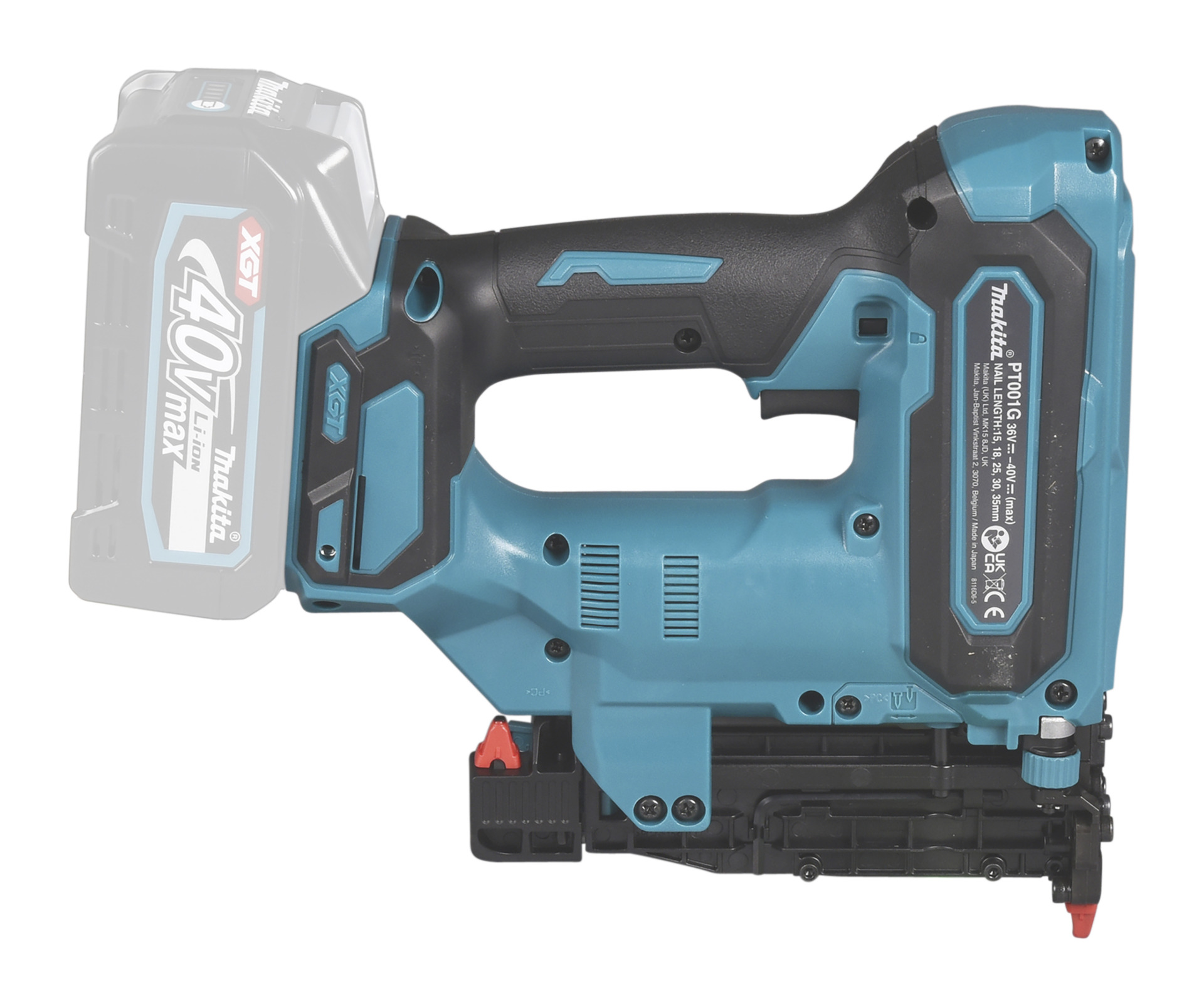 Akku-Stiftnagler PT001GZ, 40V, 15-35mm