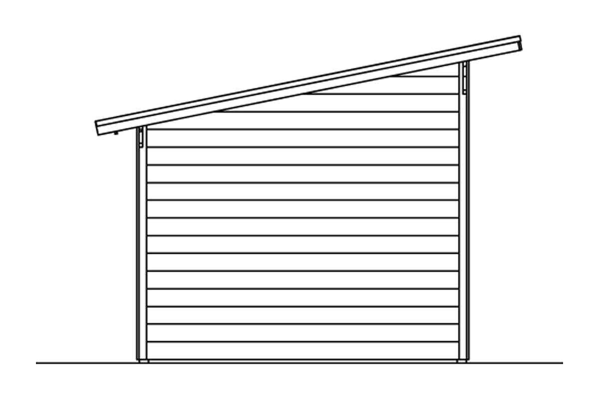 Unterstand Ole, natur
