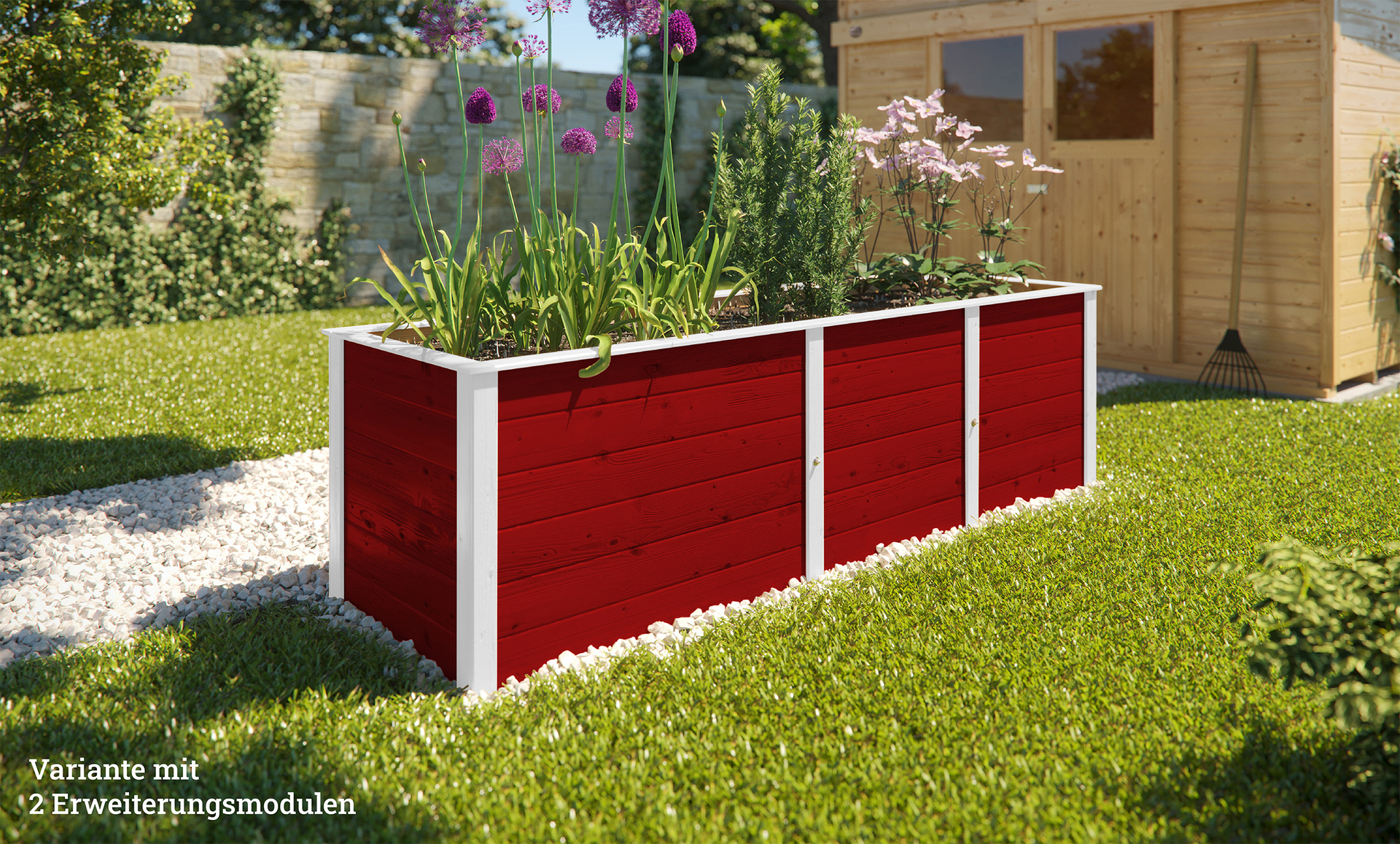 Ergänzungssatz Hochbeet Modular , 21 mm, 67 cm