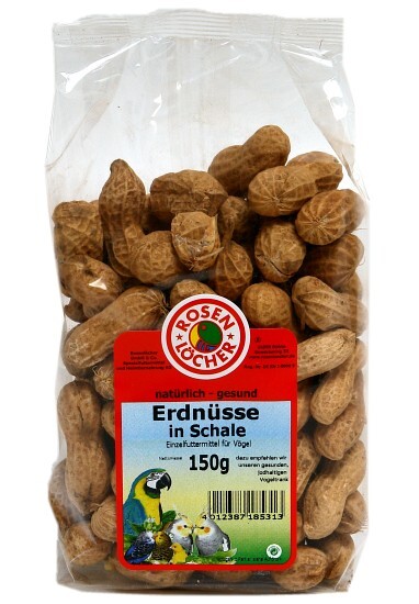 Rosenlöcher Erdnüsse in Schale 150g
