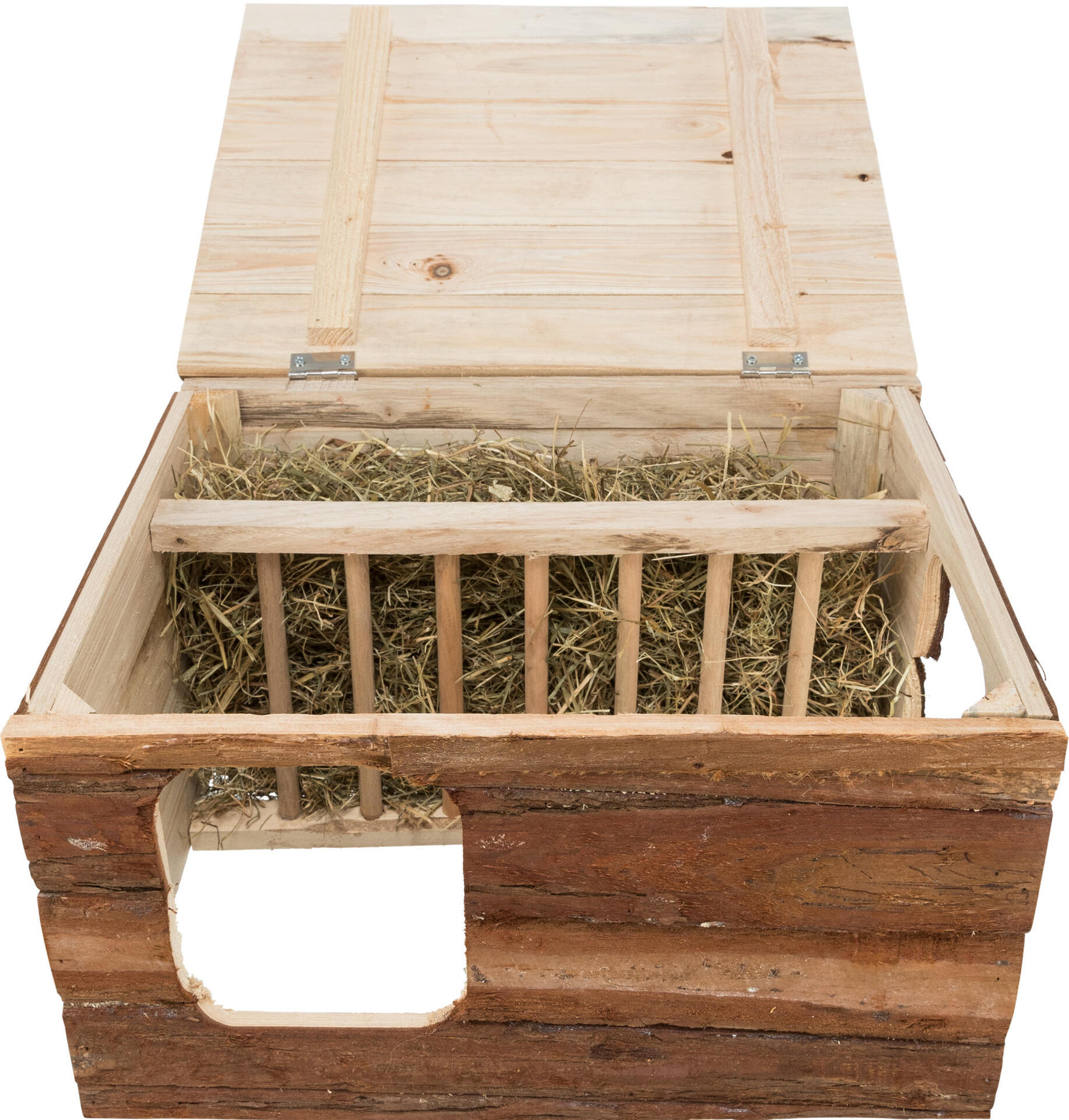 Haus Hilke mit integrierter Heuraufe bei leitermann.de günstig kaufen Haus Hilke mit integrierter Heuraufe