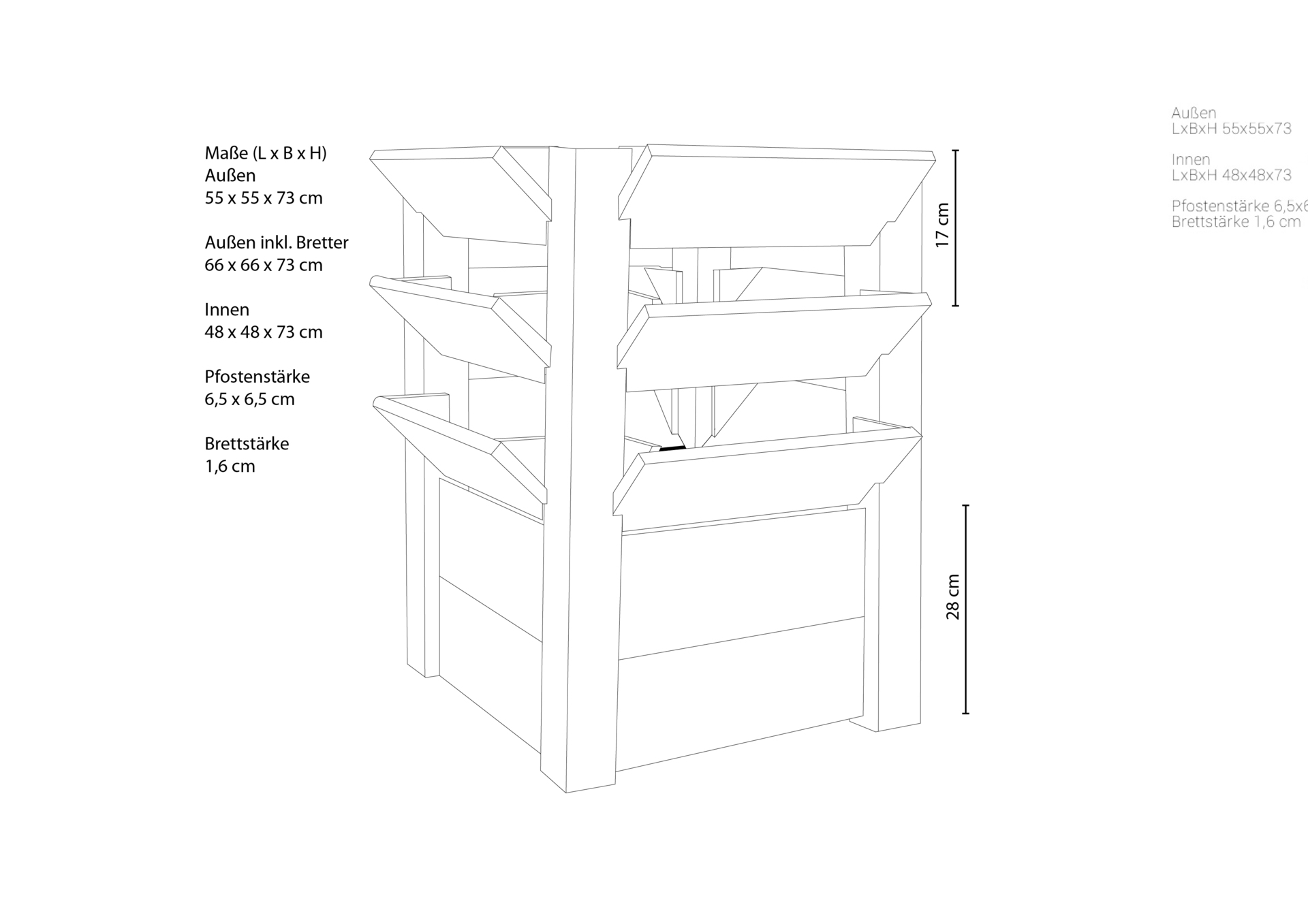 Premium Hochbeet bei leitermann.de günstig kaufen Premium Hochbeet