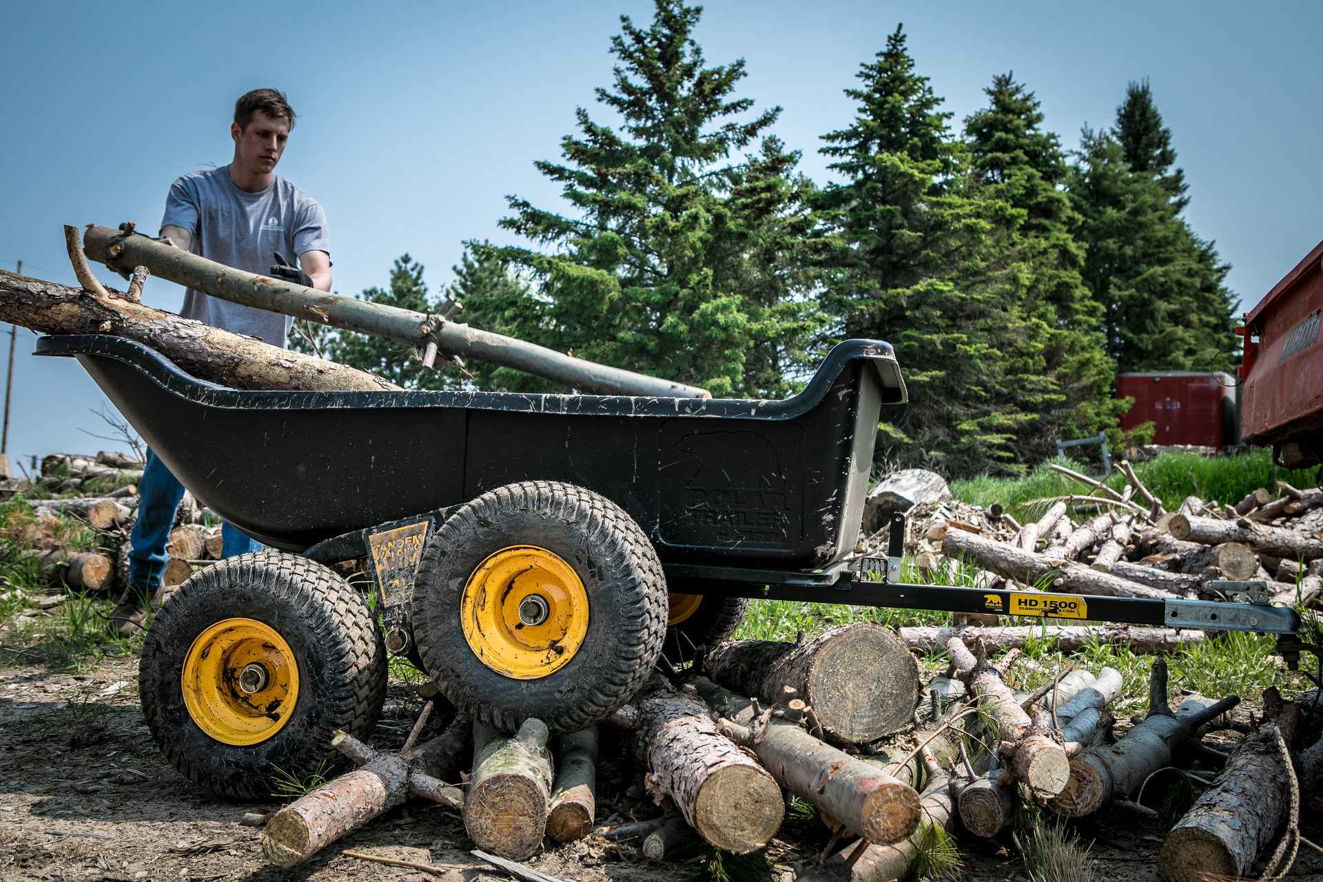 Tandem Trailer Anhänger TA1500 bei leitermann.de günstig kaufen Tandem Trailer Anhänger TA1500