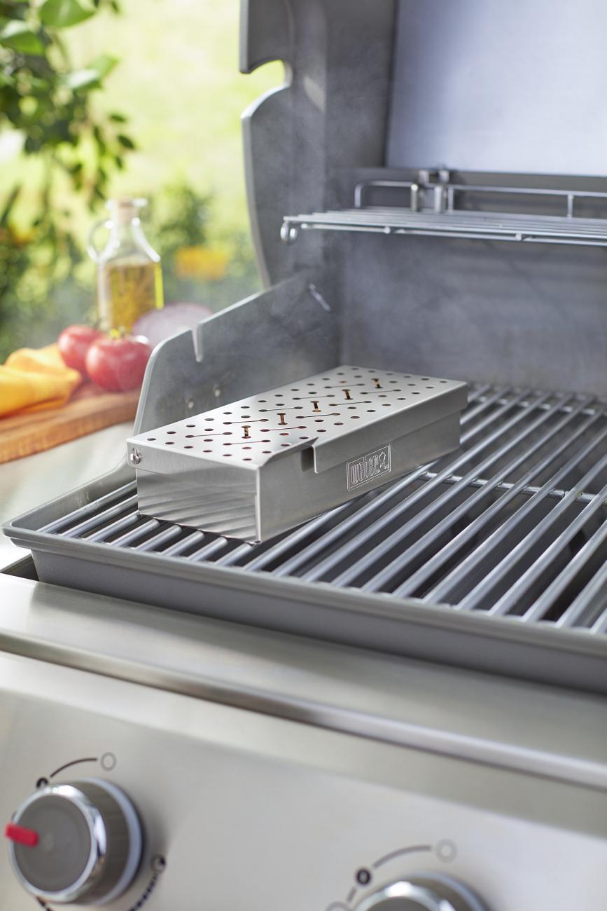 Raeucherbox Universal Edelstahl, Gasgrills Ab Q 200 bei leitermann.de günstig kaufen Raeucherbox Universal Edelstahl, Gasgrills Ab Q 200