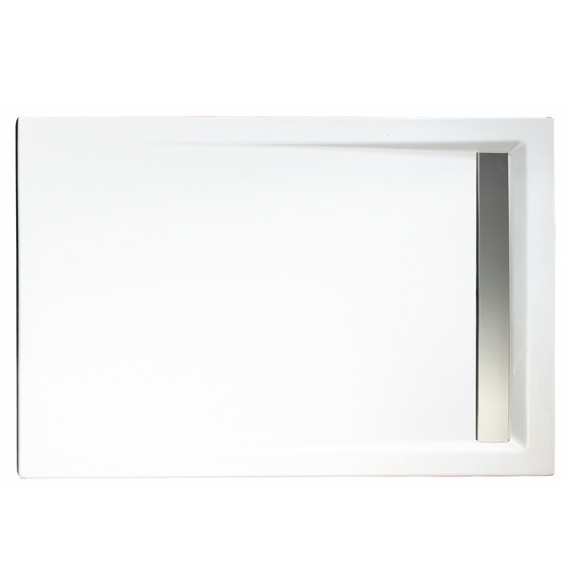 ExpressPlus Duschwanne Rinne (chrom) extraflach, alpinweiß, 90x100cm bei leitermann.de günstig kaufen ExpressPlus Duschwanne Rinne (chrom) extraflach, alpinweiß, 90x100cm