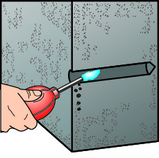 Nageldübel Nylon/Stahl