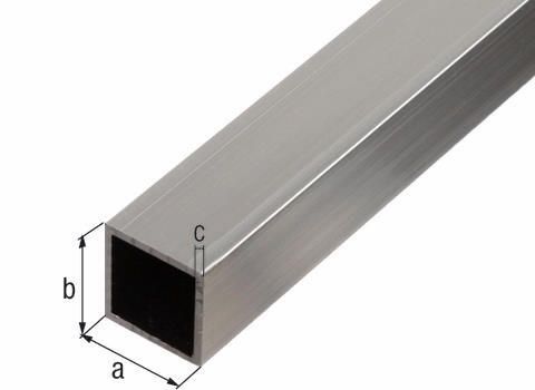 Gah BA-Profil Vierkant Aluminium