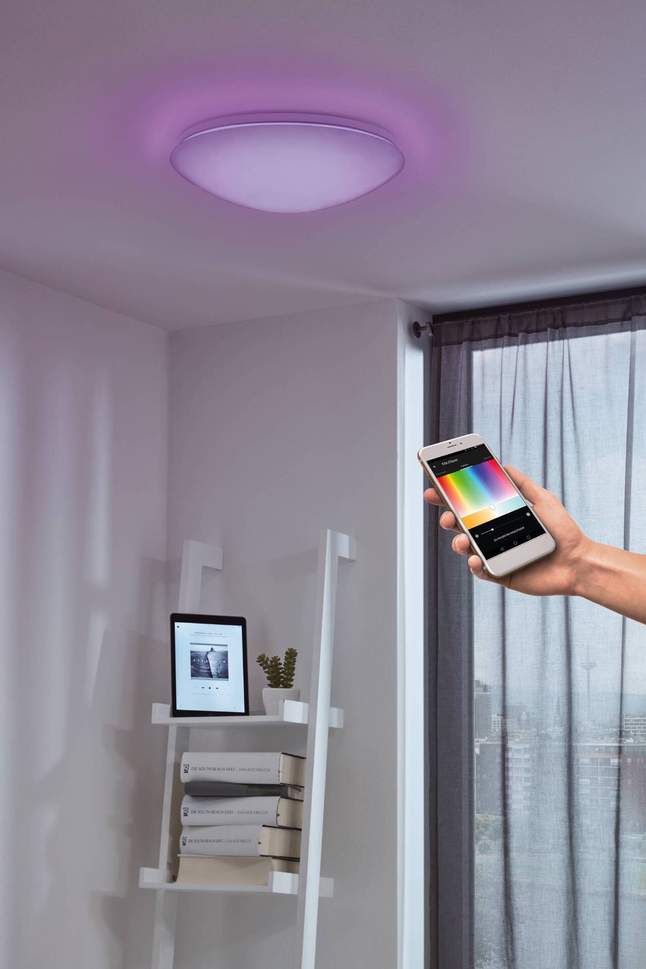 LED Wand- und Deckenleuchte Giron-C