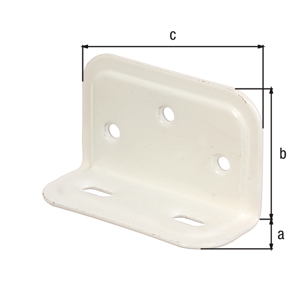 Breitwinkel geprägt mit Langloch