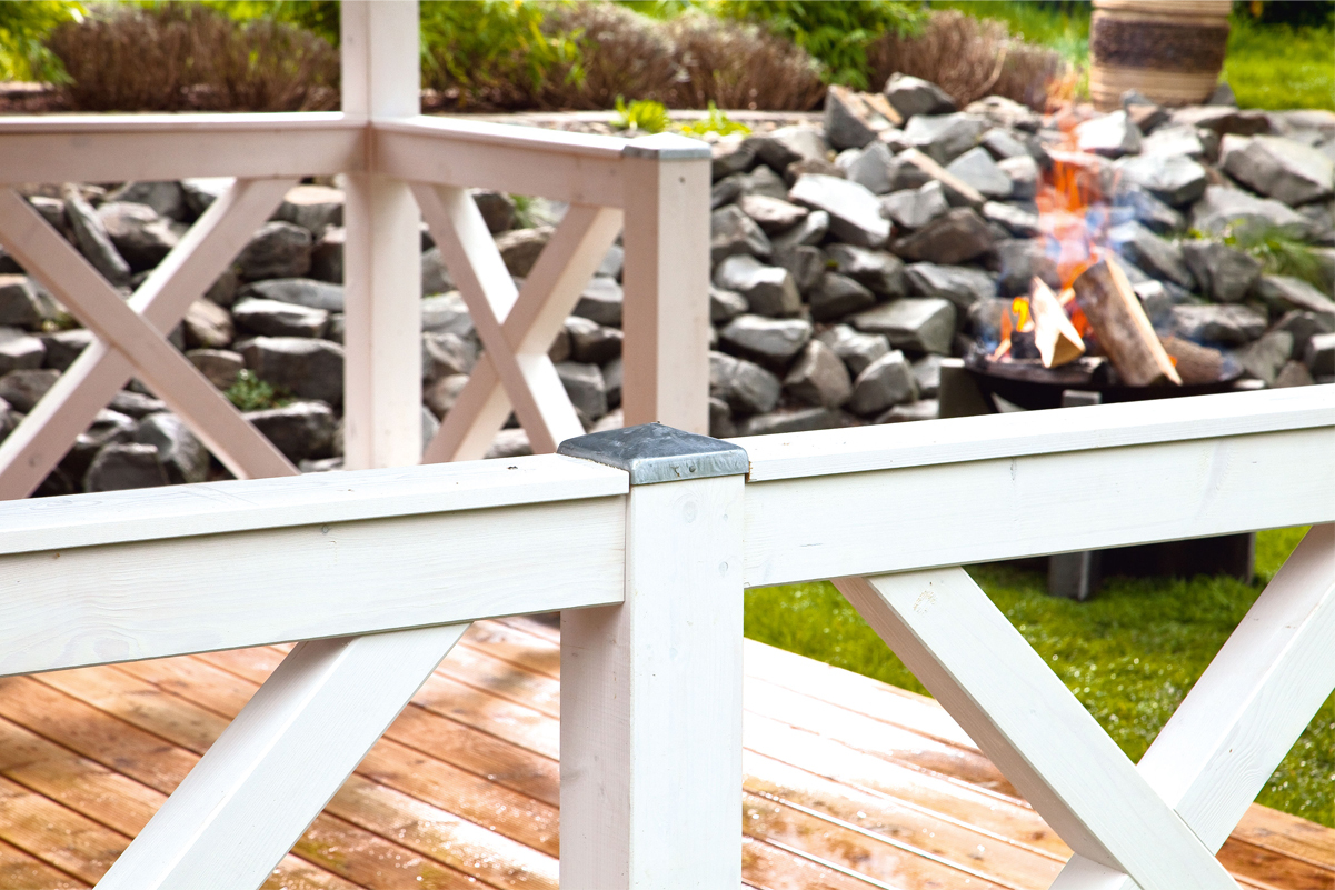 Brüstung Andreaskreuz