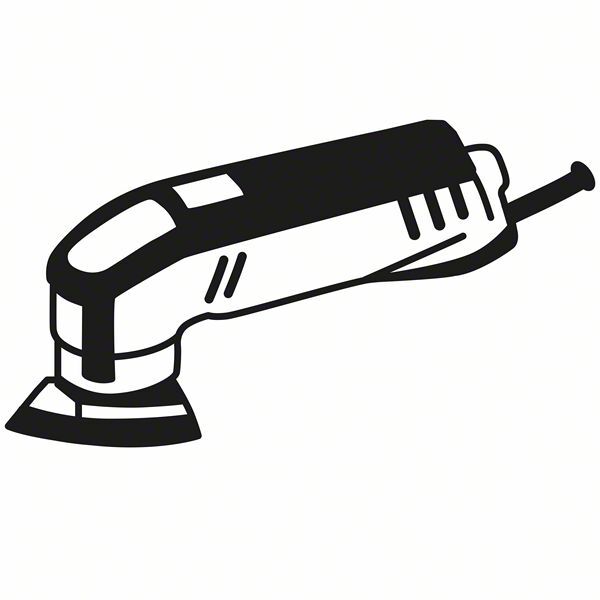 EXPERT C470 Schleifpapier für Deltaschleifer, 93 mm, G 120, 5 Stück. Für Deltaschleifer