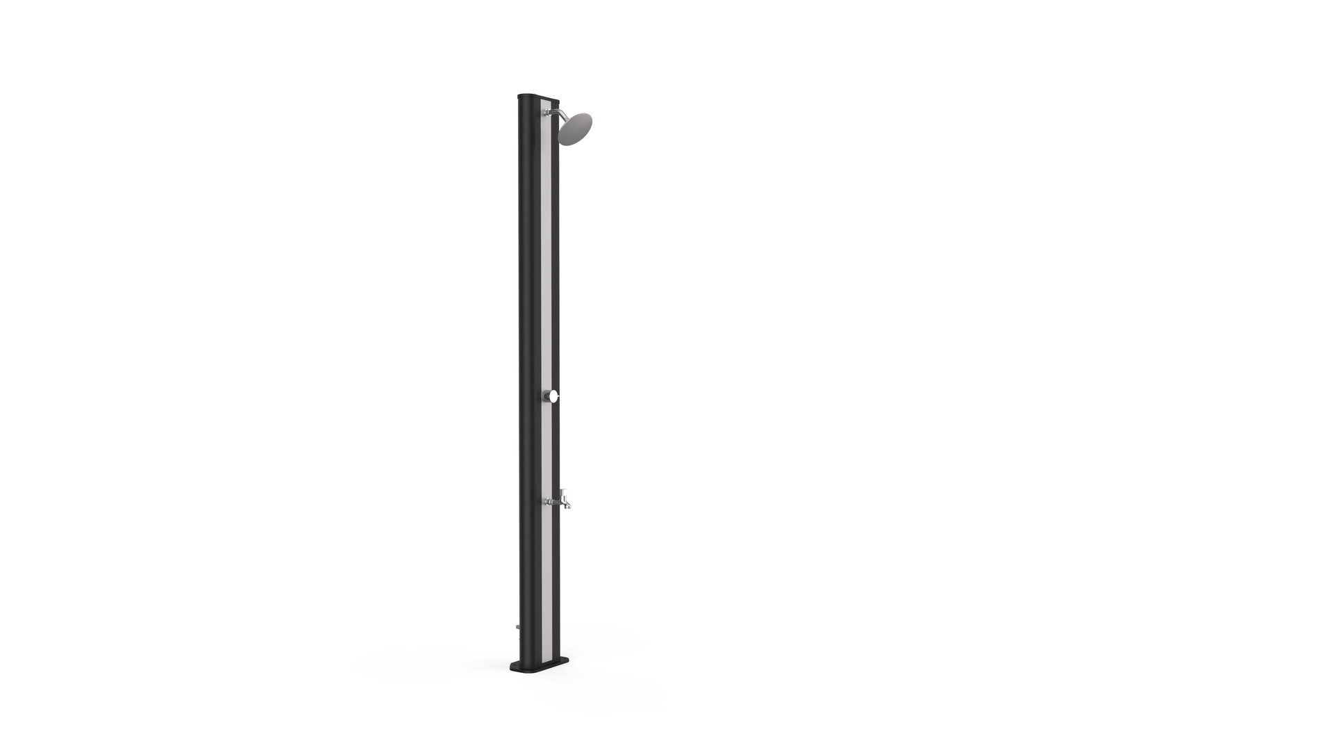 PVC Solardusche mit Fußdusche, 40l, schwarz bei leitermann.de günstig kaufen PVC Solardusche mit Fußdusche, 40l, schwarz