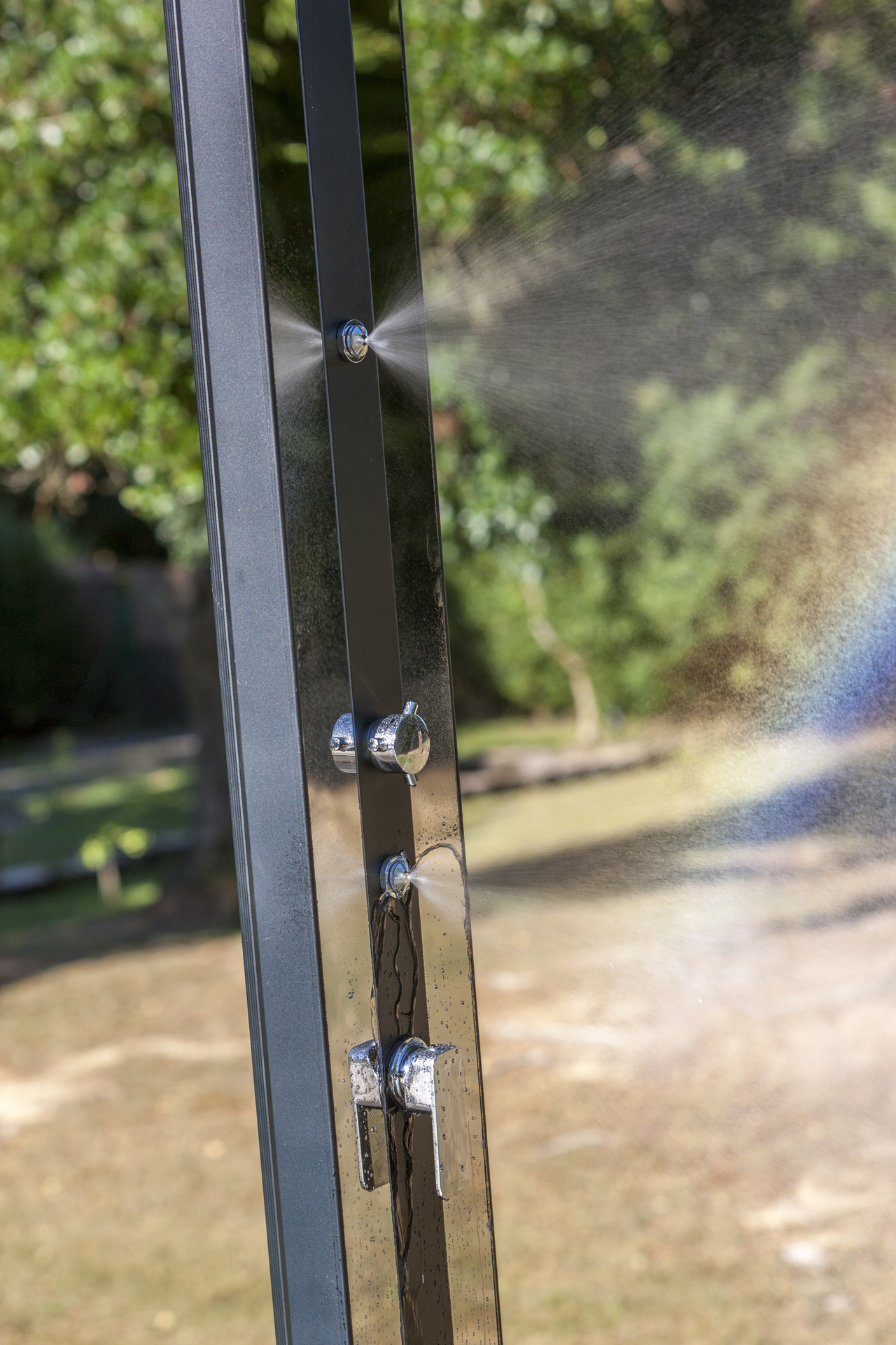 Aluminium-Solardusche Luxe