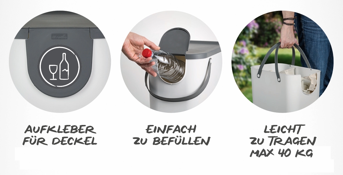 Recycling Müllsystem ALBULA bei leitermann.de günstig kaufen Recycling Müllsystem ALBULA