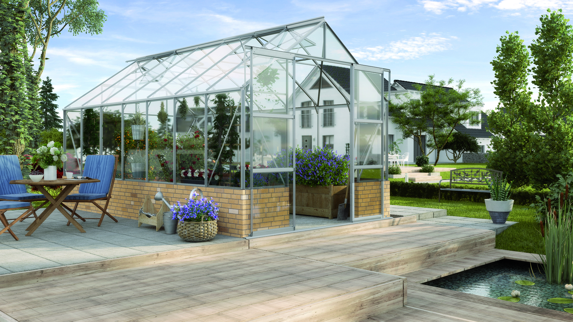 Gewächshaus Cassandra bei leitermann.de günstig kaufen Gewächshaus Cassandra