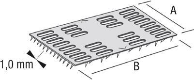 SST Nagelplatten MP36 STRECKE