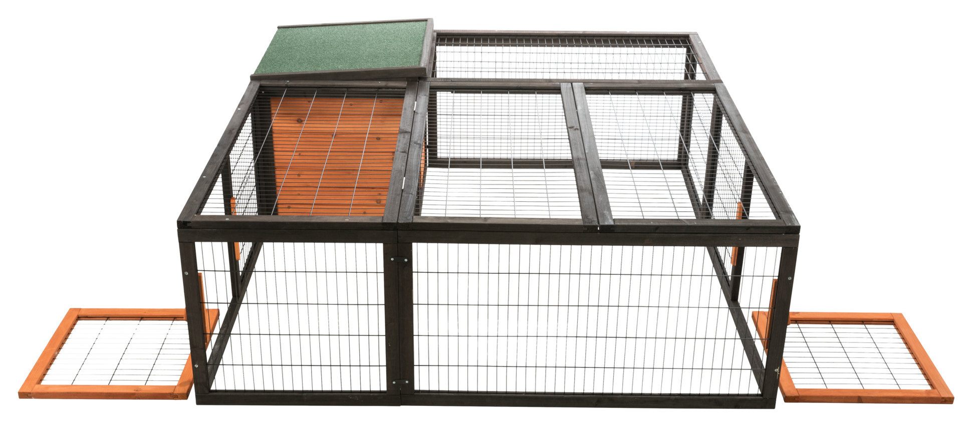 Freilaufgehege mit Abdeckung bei leitermann.de günstig kaufen Freilaufgehege mit Abdeckung