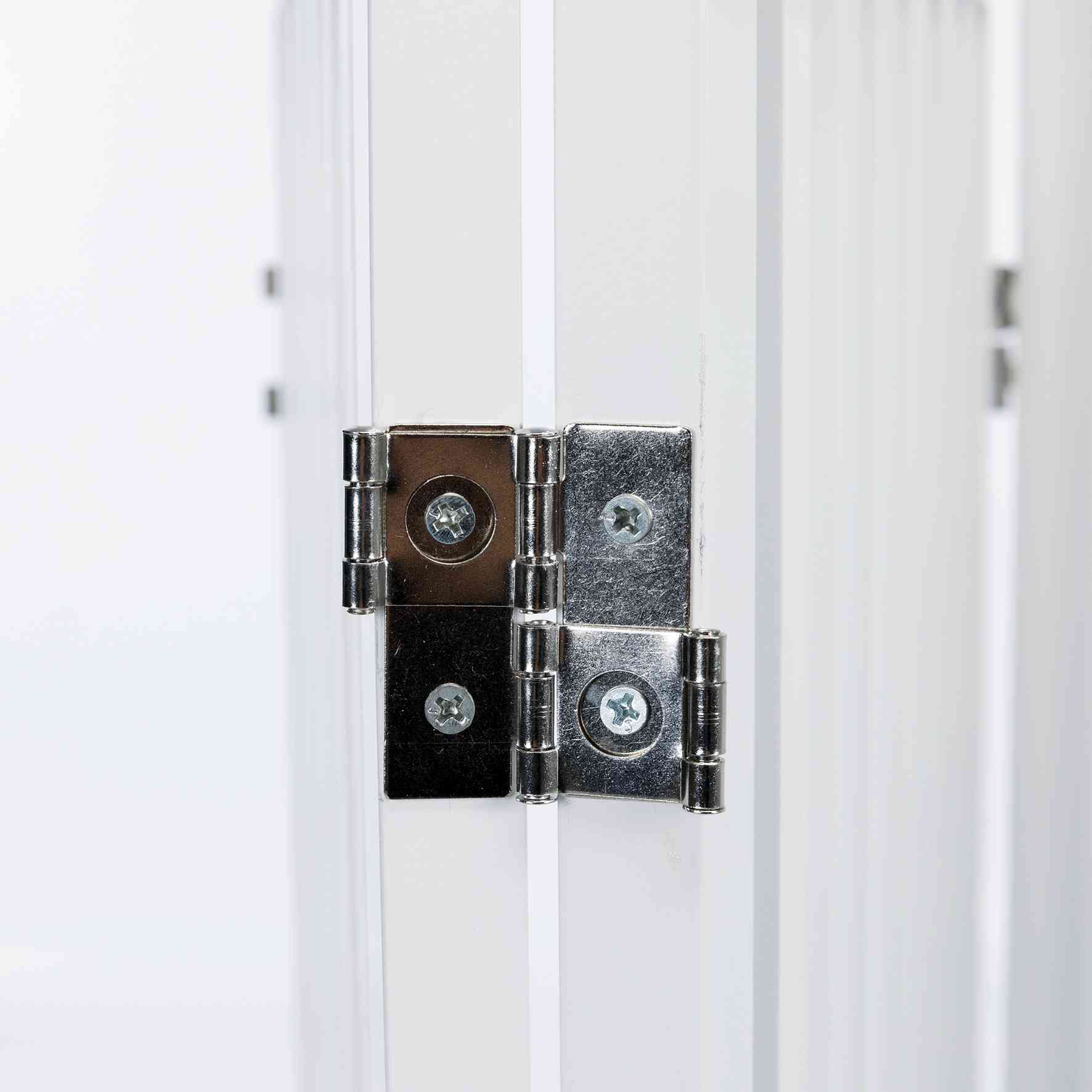 Hunde-Absperrgitter mit Tür, 4-teilig