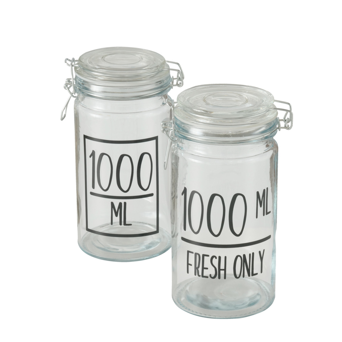 Vorratsglas Milly, 2-fach sortiert